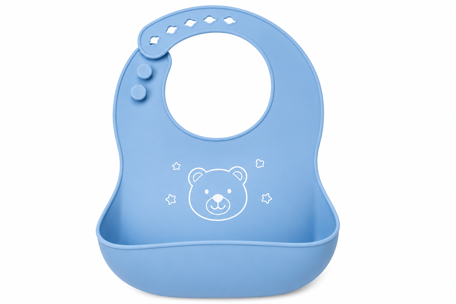 Baby Silicone Bib with Food Catcher