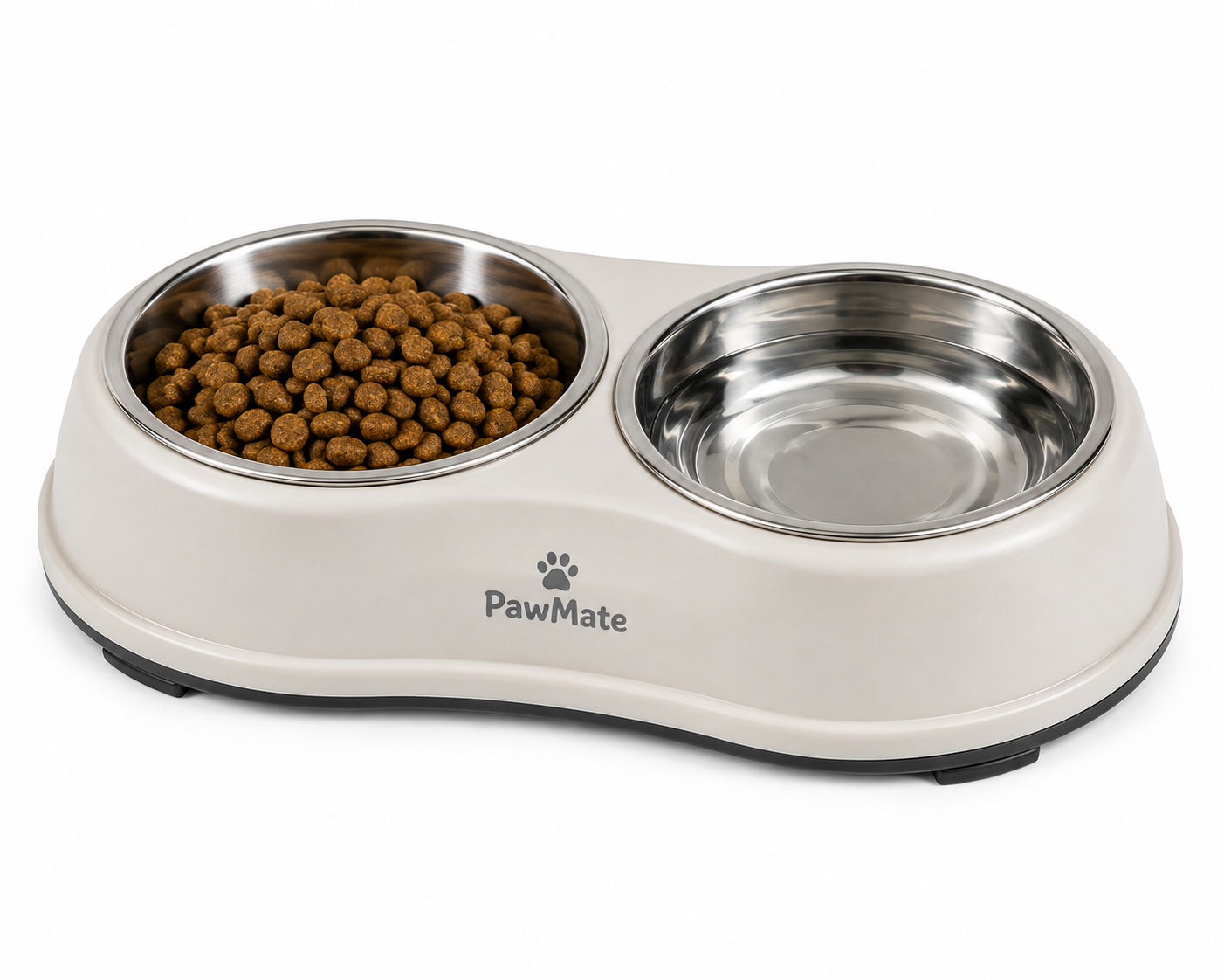 Double Pet Feeding Bowl Set