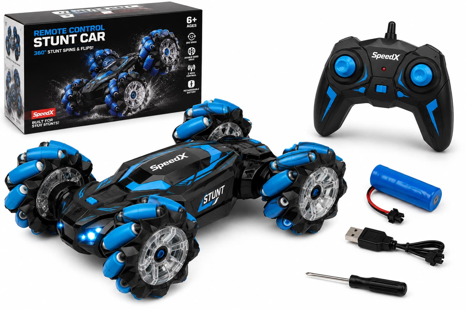 Remote Control Stunt Car